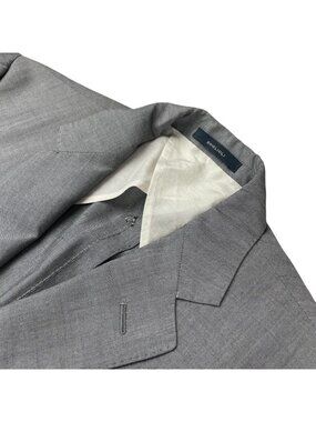 Boglioli Men’s Summerweight Unlined Wool 2-Button Blazer Gray • 38R US | 48 EU